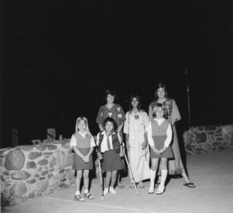 Campfire Girls Have Annual Council Fire - Tempe Daily News - April 27, 1977