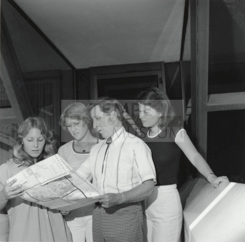 Mapping Out A Plan For Student Government Days At City Hall - Tempe Daily News - May 3, 1977