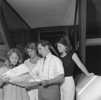 Mapping Out A Plan For Student Government Days At City Hall - Tempe Daily News - May 3, 1977