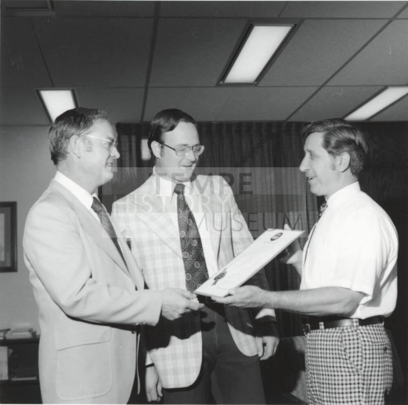 National Hospital Week Proclamation Presentation - Tempe Daily News - May 6, 1977