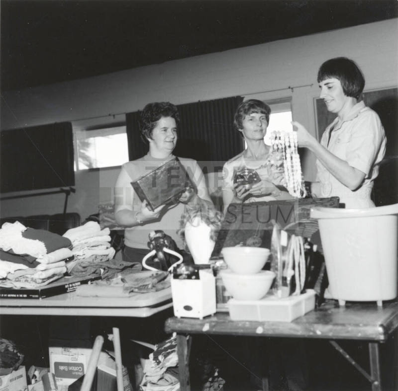 Bake Sale Preparation - Tempe Daily News - May 6, 1977