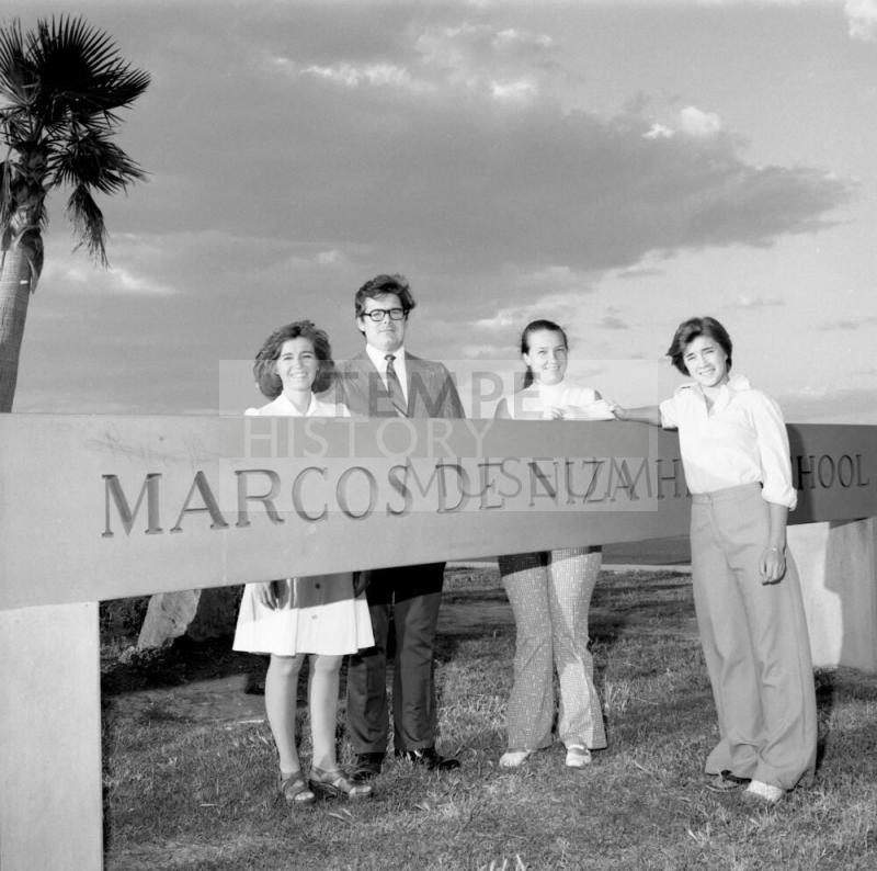 Presentation Of Check To Arizona Chapter of SIDS - Tempe Daily News - May 9, 1977