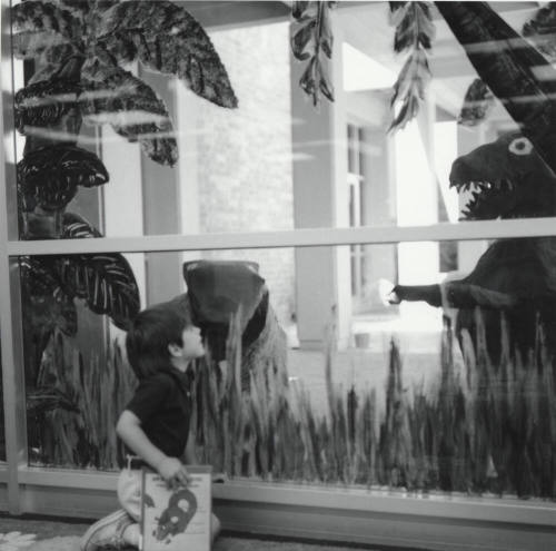 Dinosaur And Dragon Display At Tempe Public Library - Tempe Daily News - May 7, 1977