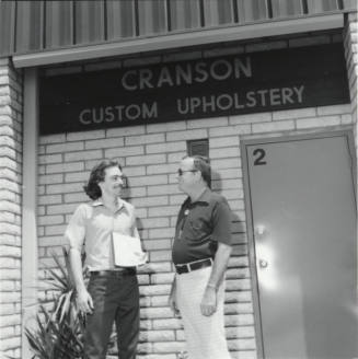 TCC Membership Plaque To Cranson Custom Upholstery - Tempe Daily News - May 16, 1977