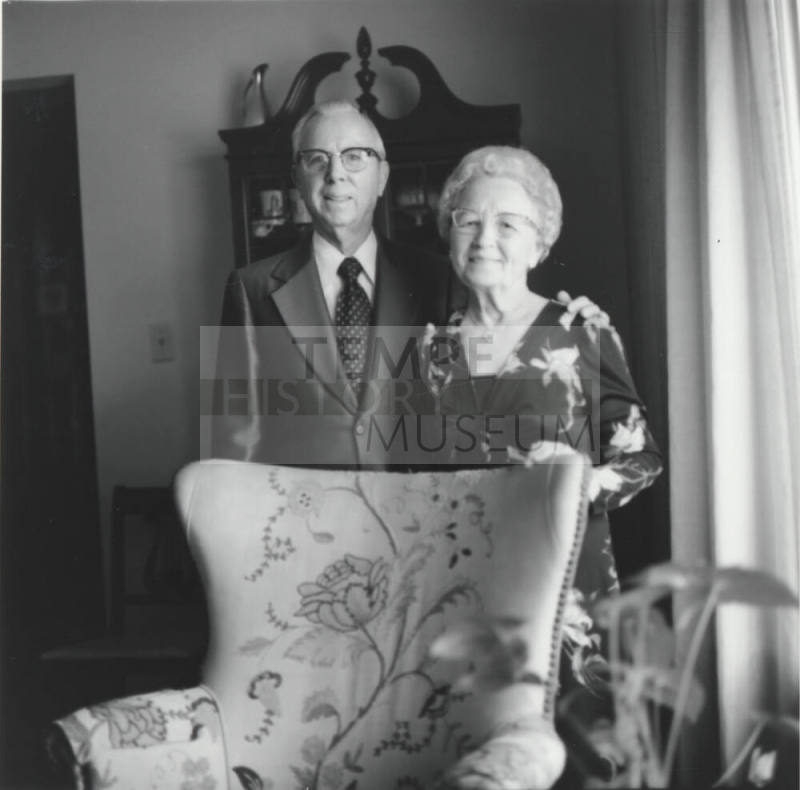 Unidentified Couple At Home