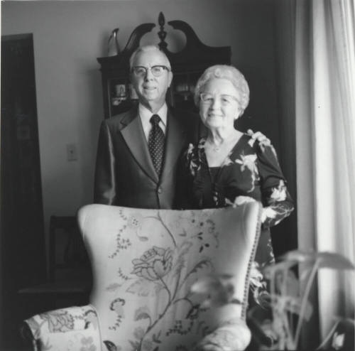 Unidentified Couple At Home