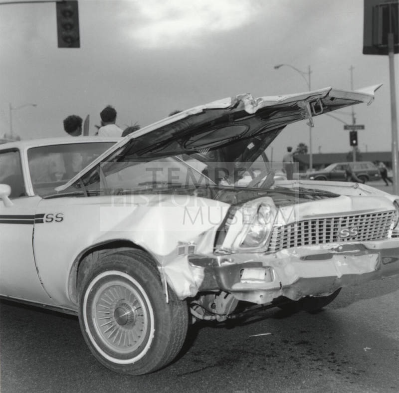 Wrecked Camaro SS
