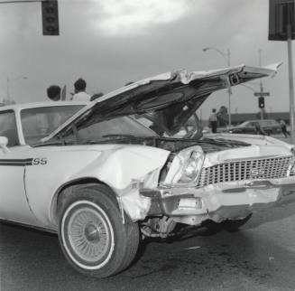 Wrecked Camaro SS
