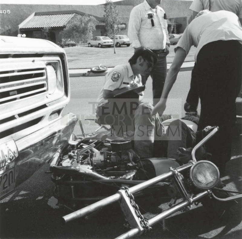Unidentified Motorcycle - Truck Accident