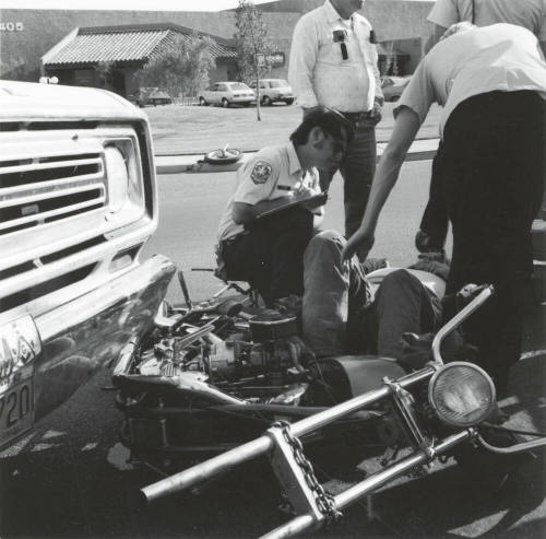 Unidentified Motorcycle - Truck Accident