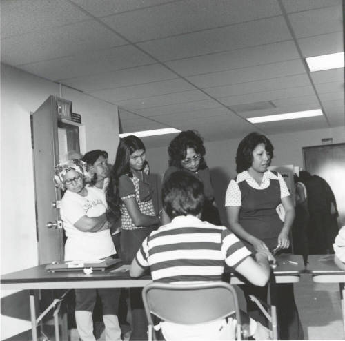 Lining Up Early,  May 18, 1977