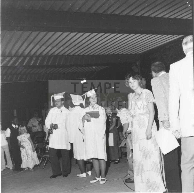 McKemy Junior High Graduation-three students