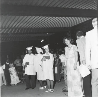 McKemy Junior High Graduation-three students