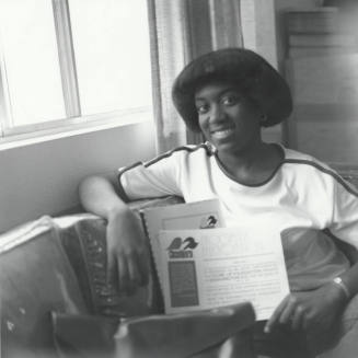 Relaxing After the Excitement (Debbie Maxwell), Tempe Daily News, May 24, 1977