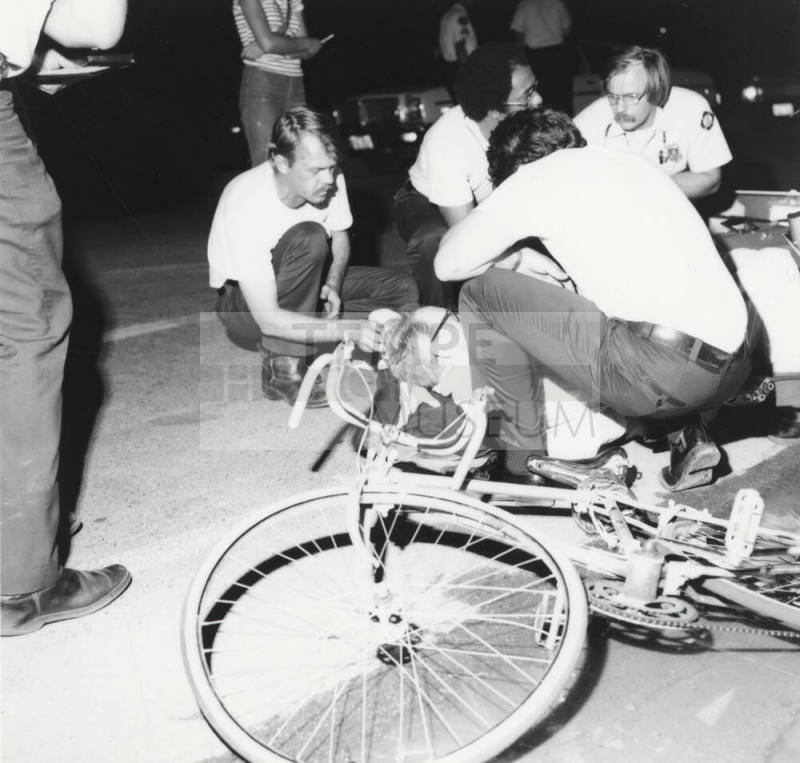 Bicycle accident. - June 9 1977