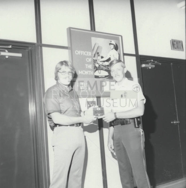 Officer of the Month Award - June 1977