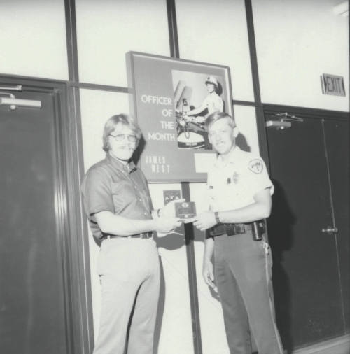Officer of the Month Award - June 1977