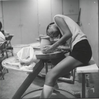 Getting Close To Her Work