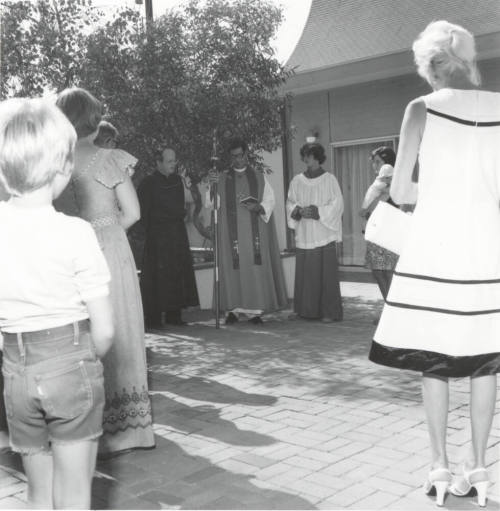 Patio Dedication-Tempe Daily News caption, July 23, 1977