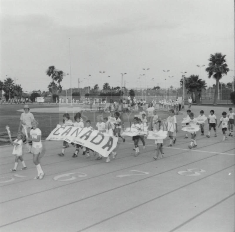 Parade Of Nations/Playground Olympics - Tempe Daily News - July 15, 1977
