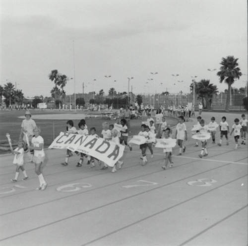 Parade Of Nations/Playground Olympics - Tempe Daily News - July 15, 1977