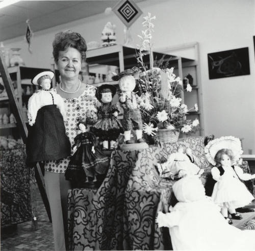 Unidentified Woman With Dolls