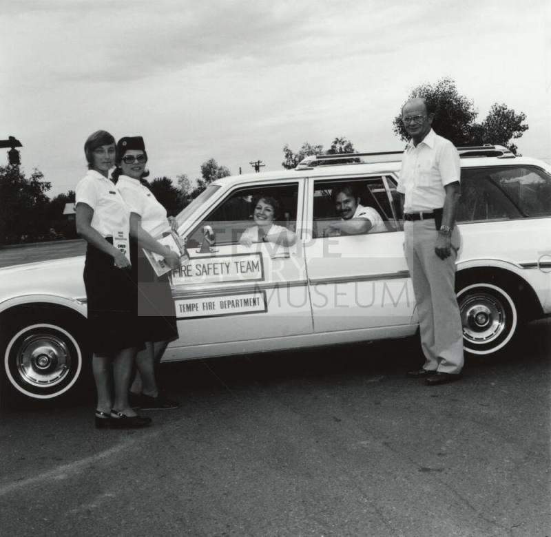 New Fire Safety Team - Tempe Daily News - July 25, 1977 - (1 of 2)