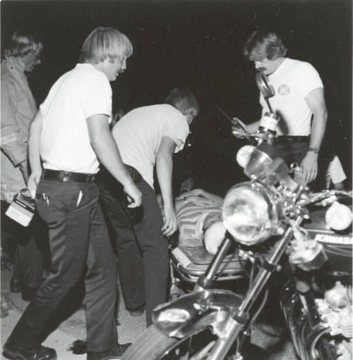 Motorcyclist Injured. - Tempe Daily News, July 21 1977