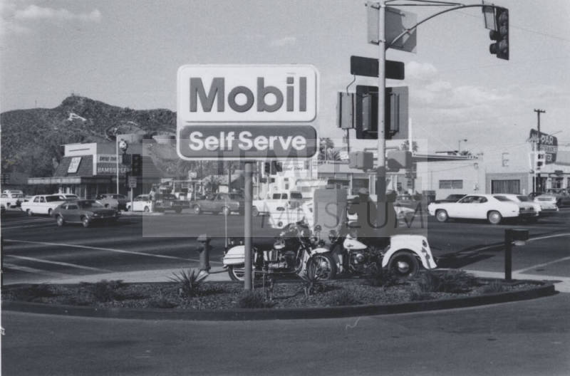 Mobil Gasoline Station - 802 South Mill Avenue, Tempe, Arizona