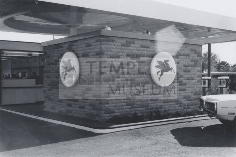 Mobil Gasoline Station - 802 South Mill Avenue, Tempe, Arizona