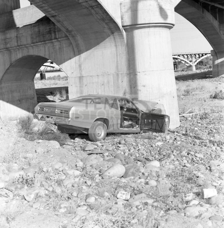 Car Wreck - Tempe Riverbottom