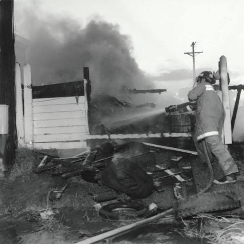 Tire Fire - Tempe Daily News - August 12, 1977 - (1 of 5)