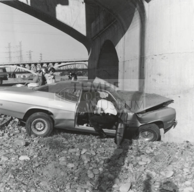 Car Wreck - Tempe river bottom