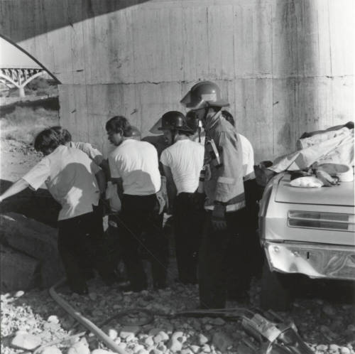 Car Wreck - Tempe river bottom