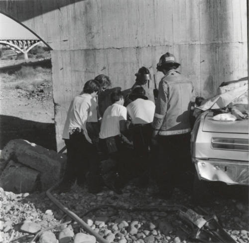 Car Wreck - Tempe river bottom