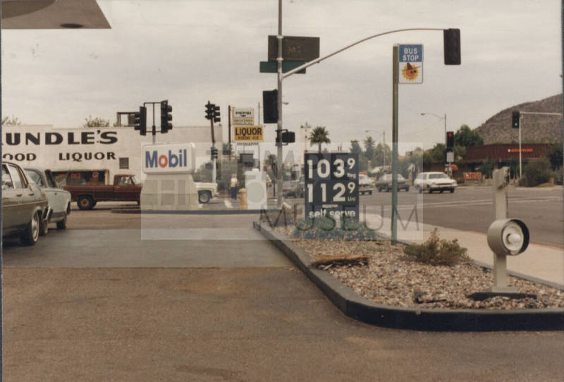 Mobile Gasoline Station - Mill Avenue and University Drive