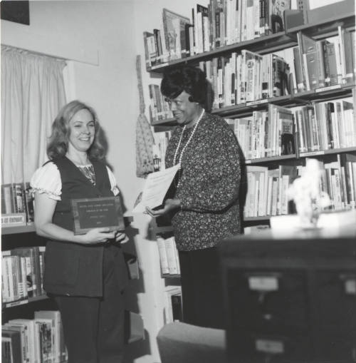 Guadalupe Librarian Cited - Tempe Daily News - September 21, 1977 - (1 of 2)