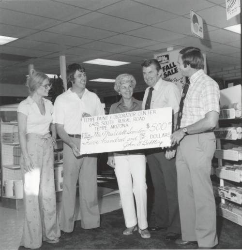 Big Check - Tempe Daily News - September 22, 1977