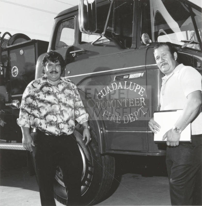 Proud Firemen - Tempe Daily News - September 21, 1977