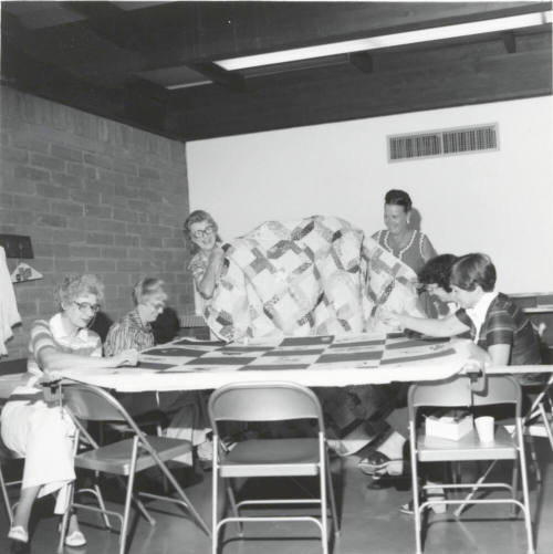 Women Quilting