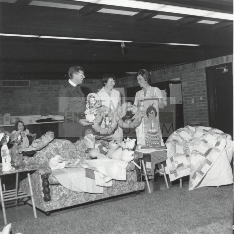 Women with Quilts & Crafts