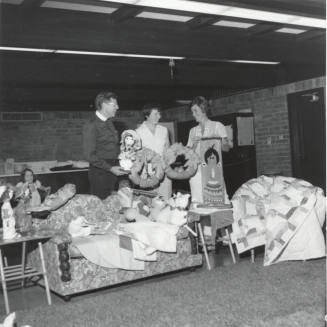 Women with Quilts & Crafts