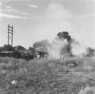 Dusting up for a barbecue. - Tempe Daily News, September 29 1977