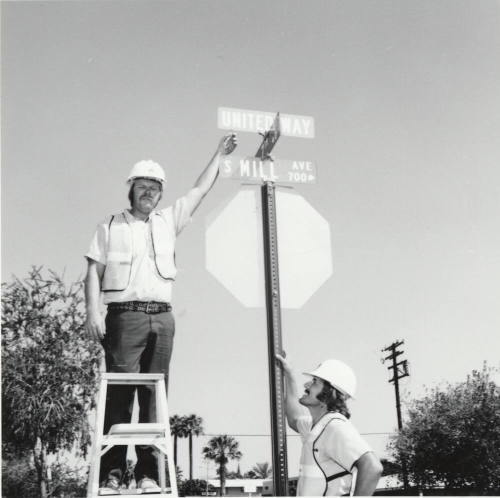 New Street In Town - Temporarily. - Tempe Daily News, September 30 1977
