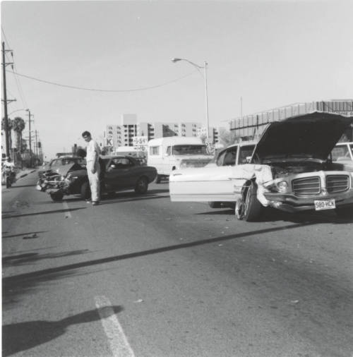 Paramedics on the Scene of an Auto Accident - September 1977