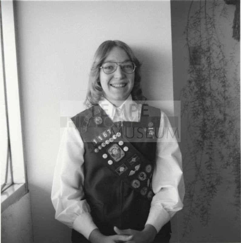 Girl Scout award. - September 1977