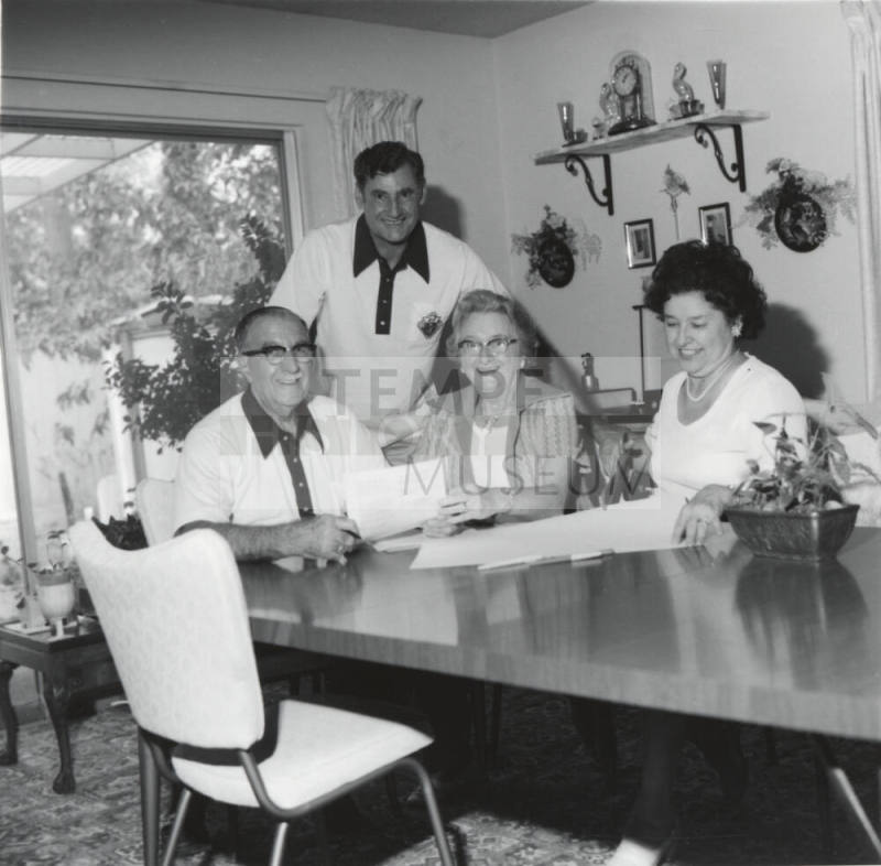 Unidentified Group at Table - 1 of 2