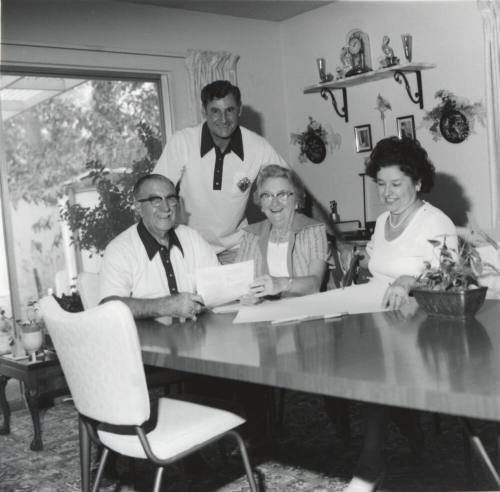 Unidentified Group at Table - 1 of 2