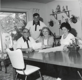 Unidentified Group at Table - 1 of 2