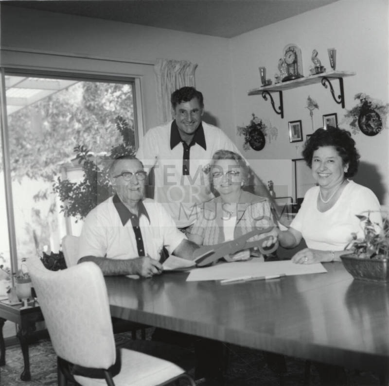 Unidentified Group at Table - 2 of 2